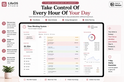 Focus & Dopamine Planner – ADHD Notion Template