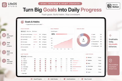 Notion Life Planner – Productivity & Daily Planning Template