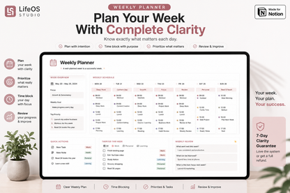 Notion Life Planner – Productivity & Daily Planning Template